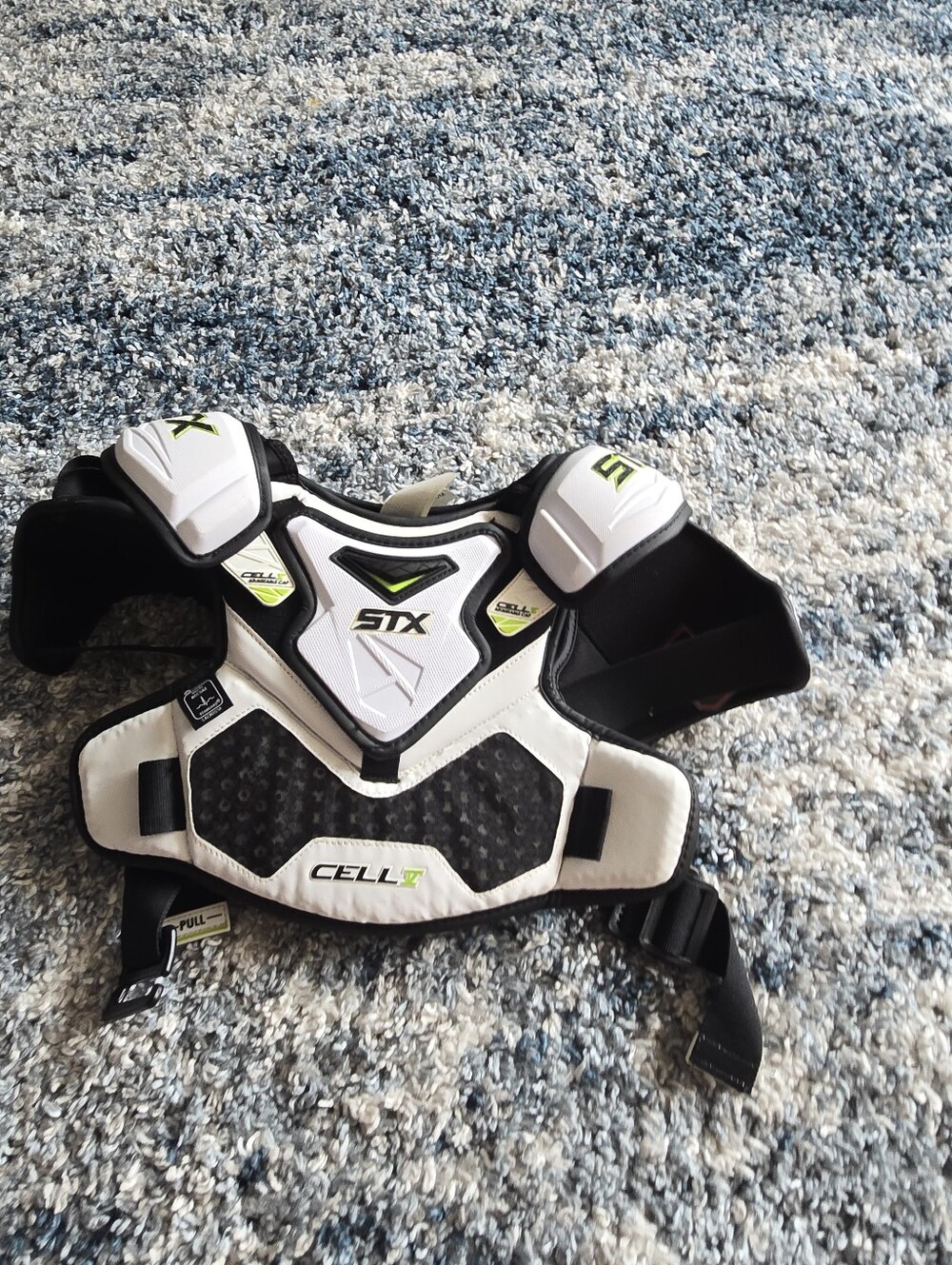 STX yth Cell V Shoulder Pads Sz M